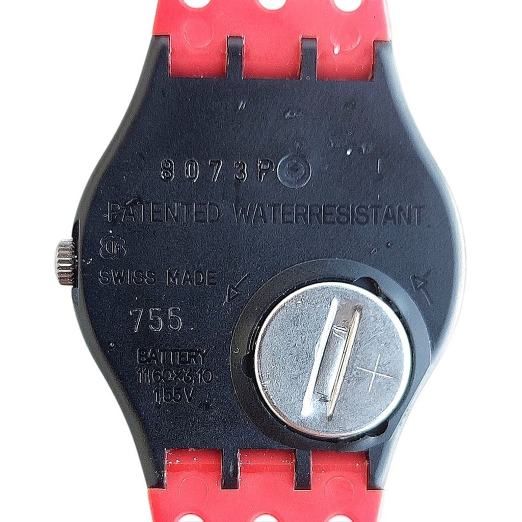 Vintage Swatch Watch NEEDLES GB408 1988 Standard Gents Rare Swiss Made Quartz